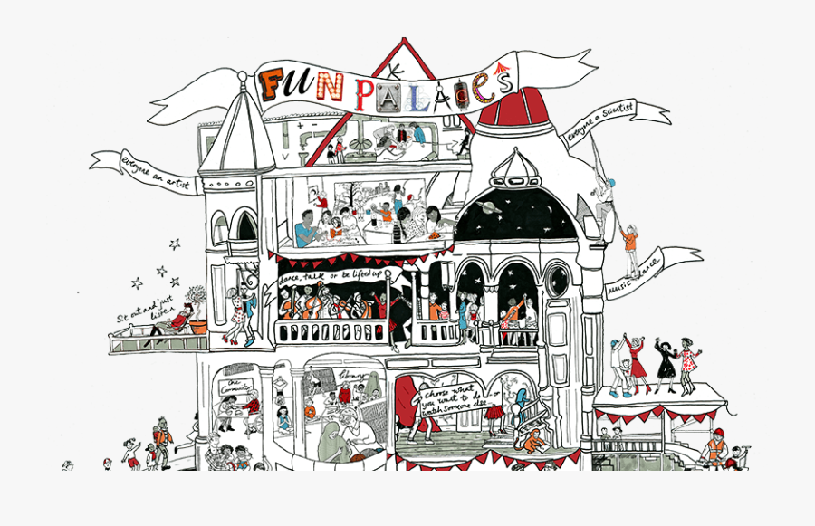 Fun Palace London, Transparent Clipart