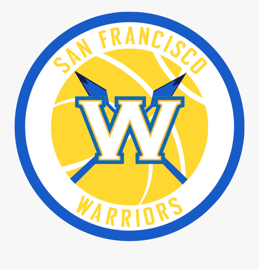 Clip Art Golden State Font - San Francisco Warriors Logo, Transparent Clipart