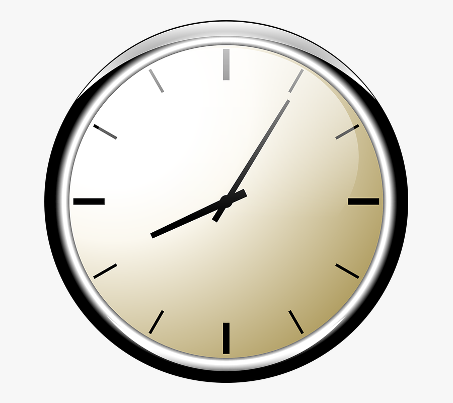 Transparent Clocks Clipart - Duvar Saati Vektör Png, Transparent Clipart
