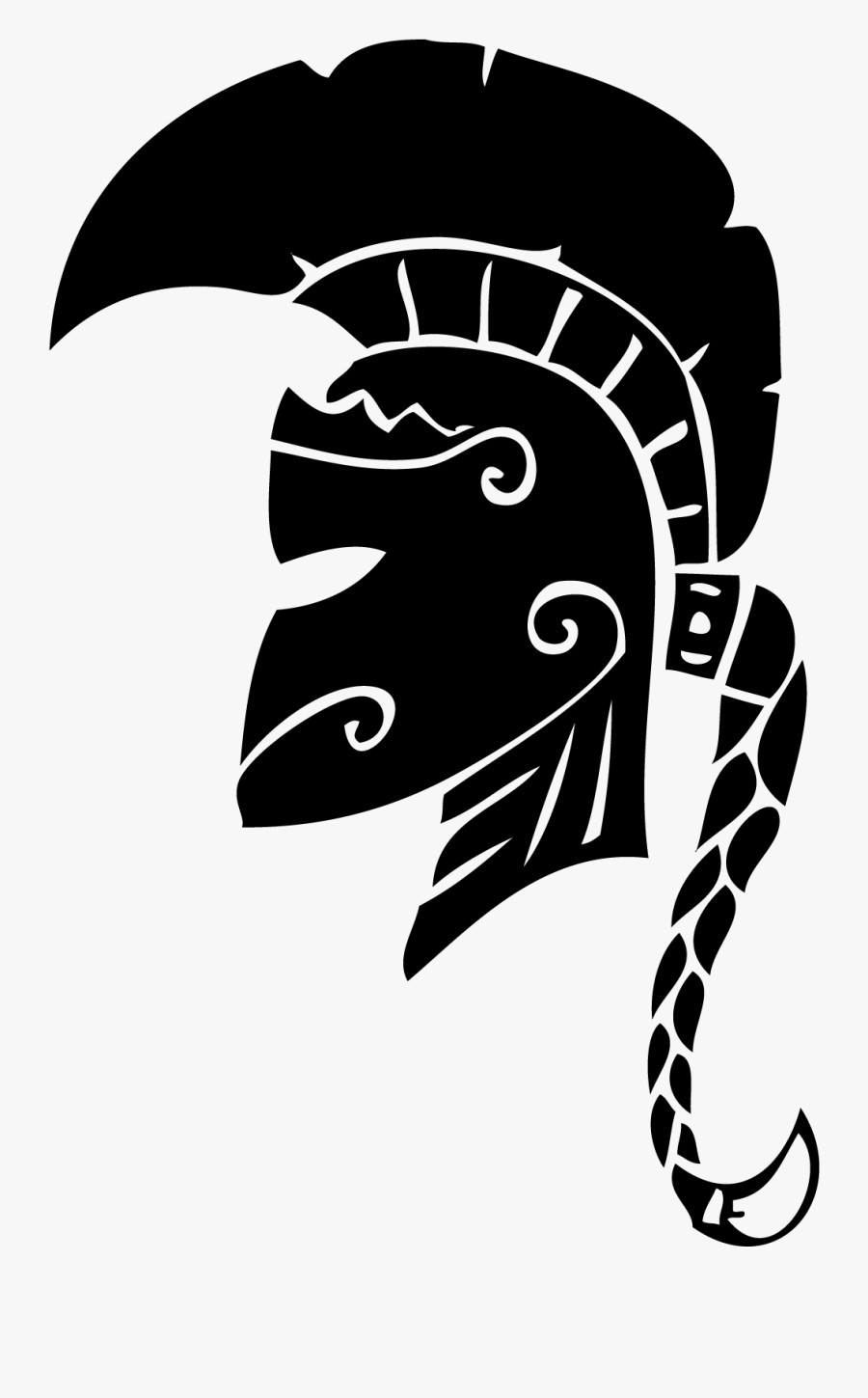 Clipart Volleyball Warrior - Female Warrior Logo Png, Transparent Clipart
