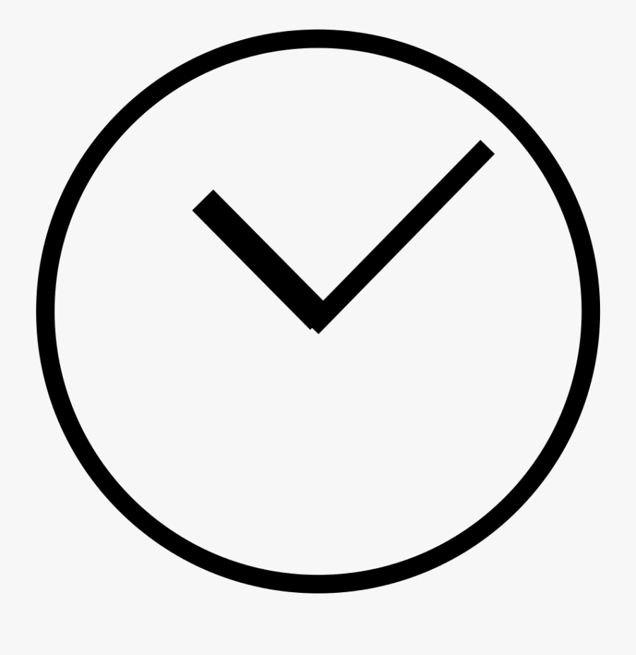 File - Clock Simple - Clock, Transparent Clipart
