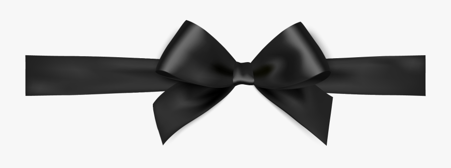 Transprent Png Free Download Angle Necktie Product - Black Bow Vector Free, Transparent Clipart