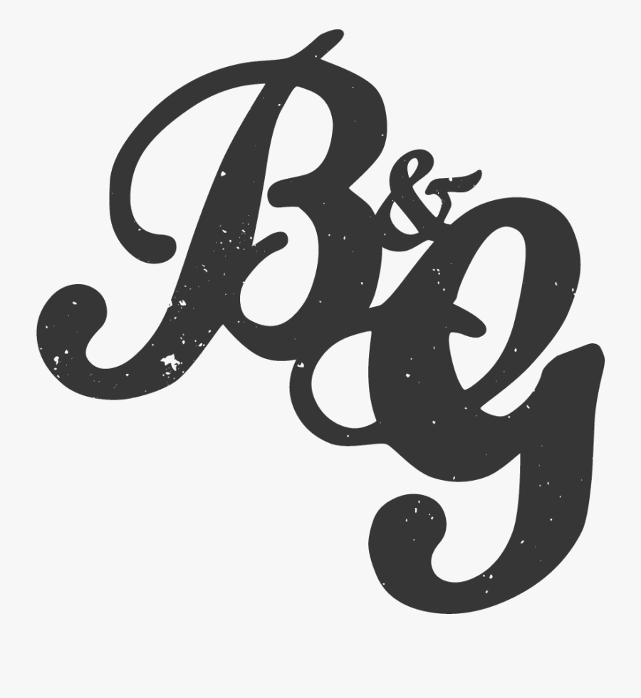 Bill & Glenn"s Initials Logo - Barneys Beer, Transparent Clipart