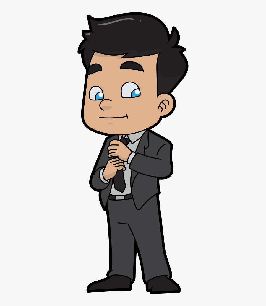 Transparent To Fix One"s Hair Clipart - Businessman Animation Png, Transparent Clipart