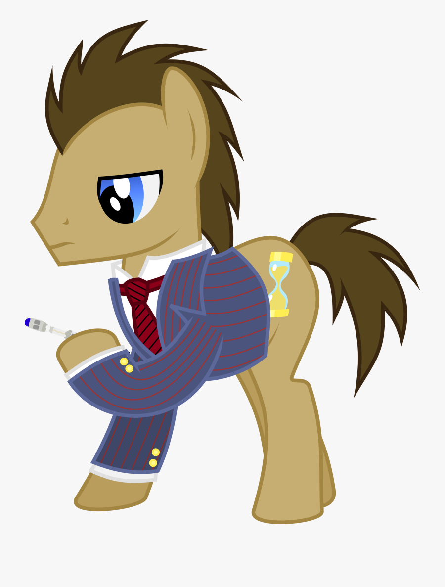 Ruinedomega, Clothes, Doctor Whooves, Necktie, Ponyscape, - Doctor Whooves 10th, Transparent Clipart