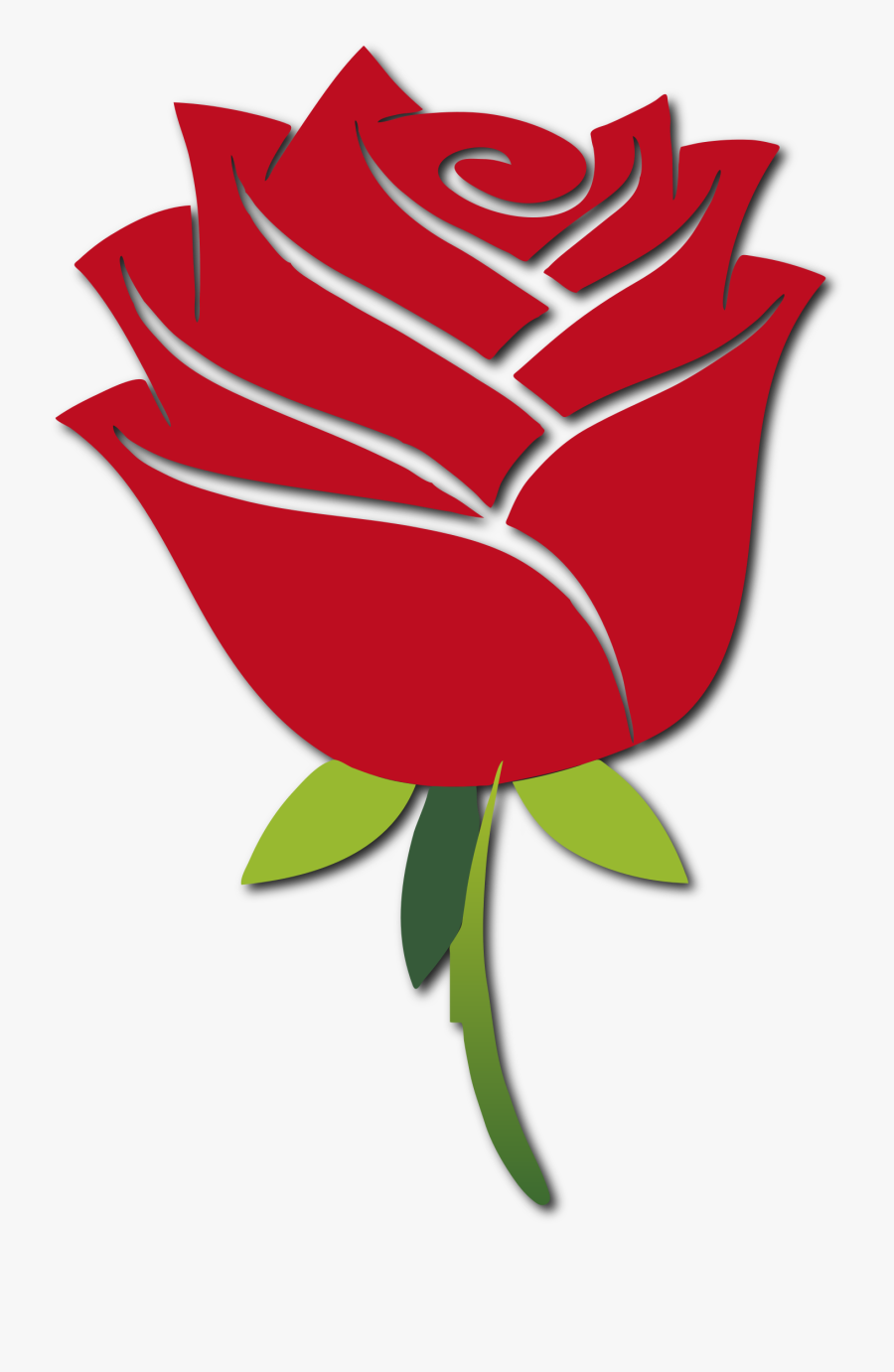 Rose With Thorns Transparent Png Clipart Free Download - Rosa De La Bella Y La Bestia Png, Transparent Clipart