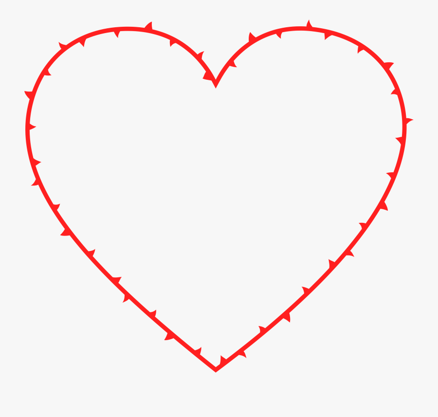 Heart Of Thorns 2 Clip Arts - Calligraphy Heart Clipart Png, Transparent Clipart