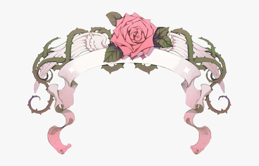 Tattoo Rose Cartoon Thorns Wings - Rose And Thorns Transparent, Transparent Clipart