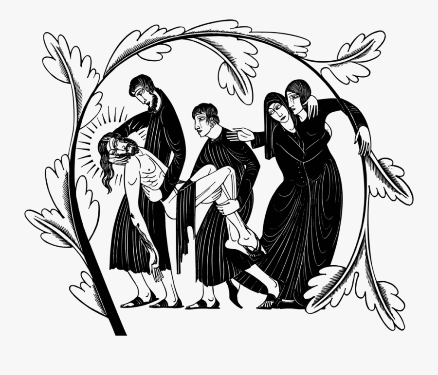 Line Art,drawing,art - Eric Gill The Four Gospels, Transparent Clipart