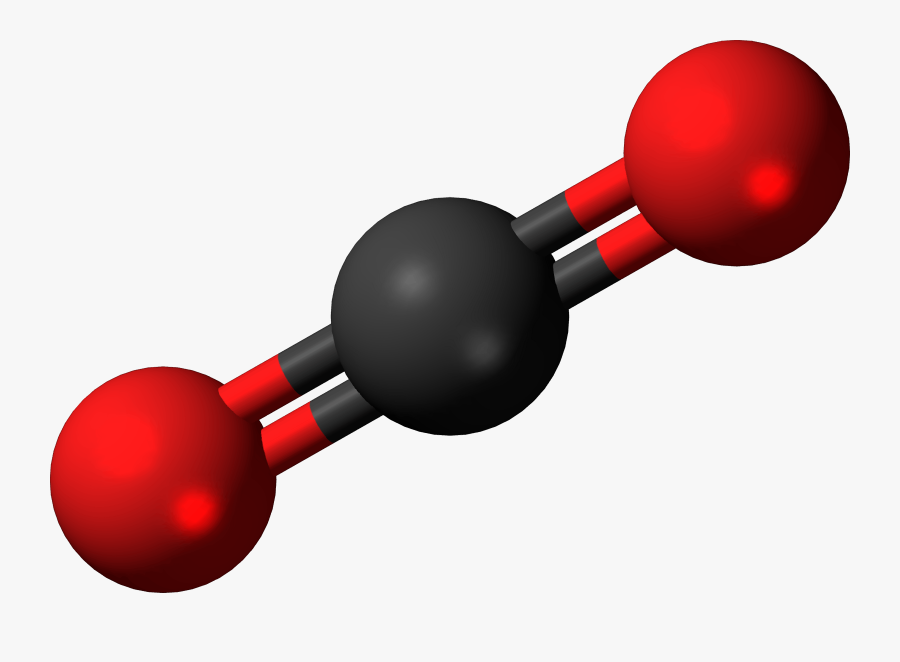 Hardware,line,molecule - Carbon Dioxide Molecule, Transparent Clipart
