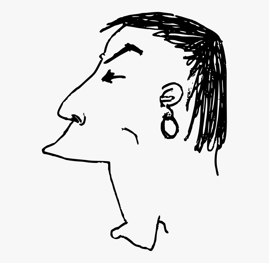 Cartoon Head - Gambar Orang Menguap Karikatur, Transparent Clipart
