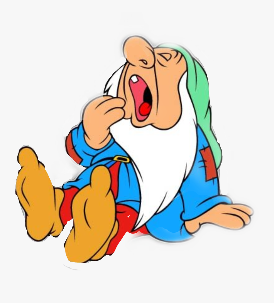 #sevendwarfs #disney #sleepy #snowwhite #classic #freetoedit - Sleepy Seven Dwarfs, Transparent Clipart