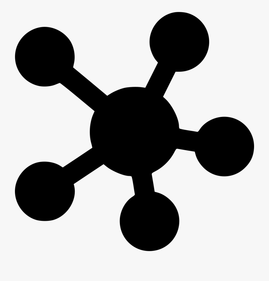 Molecule Clipart Svg - Molecule Free Icon Svg, Transparent Clipart