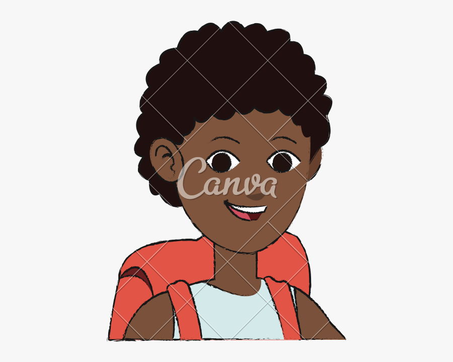 Clip Art Handsome Dark Skin Men - Canva, Transparent Clipart