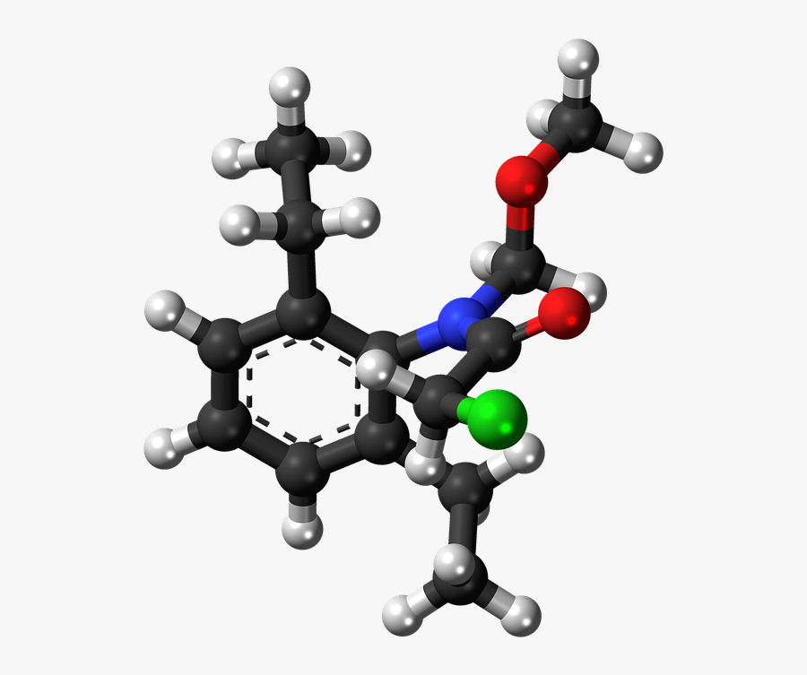Alachlor, Herbicide, Molecule, Model, Chemistry - Psilocybin Model, Transparent Clipart