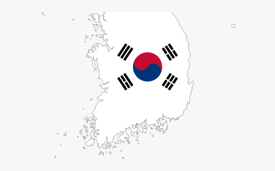 South Korea Flag And North Korea Flag, Transparent Clipart