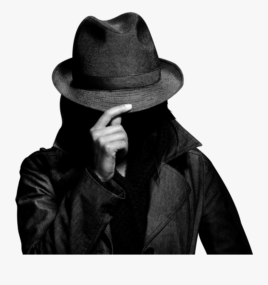 Directory - Man Hiding Face With Hat, Transparent Clipart