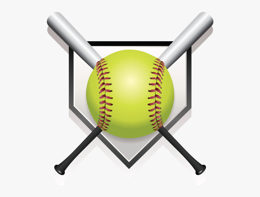 Drawing Of A Softball Bat, Transparent Clipart