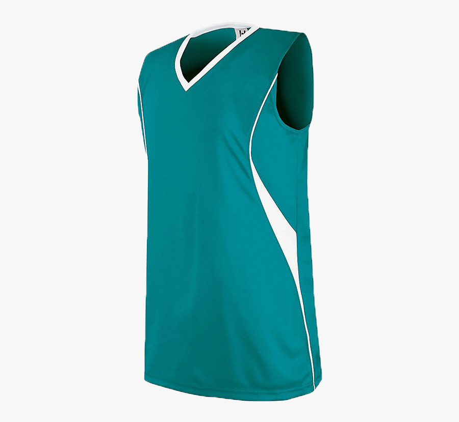 High Five Ladies Wave Jersey 312032 Teal White - Jersey Sleeveless Orange, Transparent Clipart
