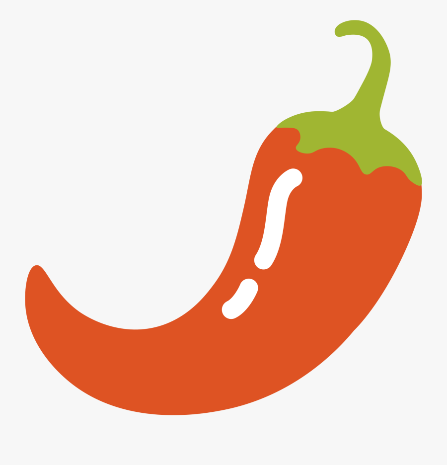 Pepper Emoji Png - Chili Pepper Emoji, Transparent Clipart