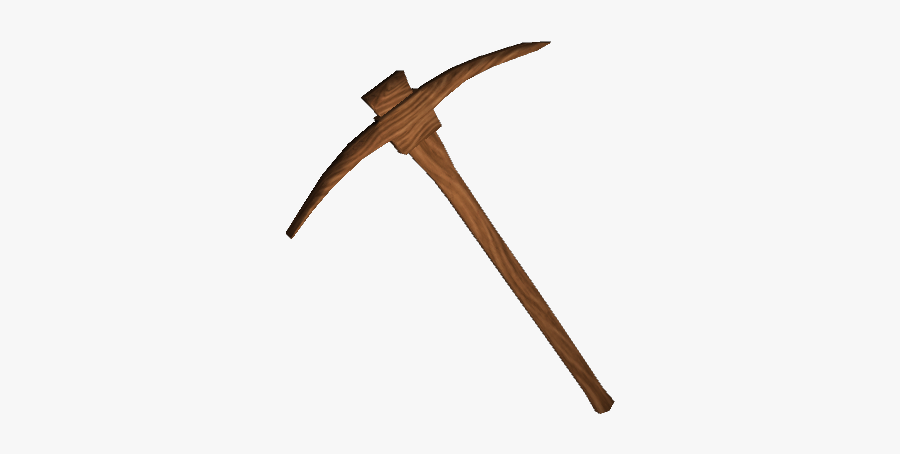 Minecraft Meets Runescape - Real Life Wooden Pickaxe, Transparent Clipart