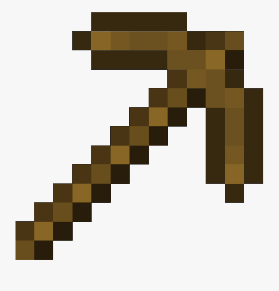 Minecraft Clipart Minecraft Pickaxe - Minecraft Stone Pickaxe, Transparent Clipart