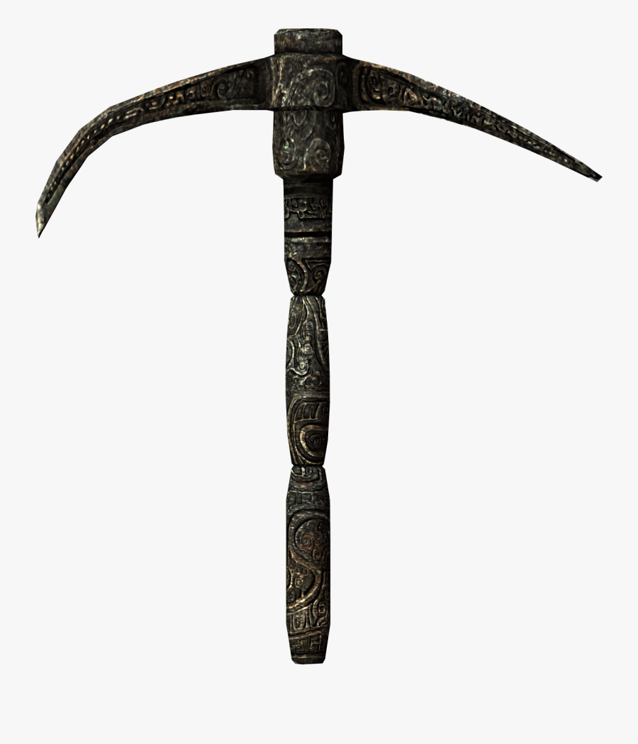 Ancient Nordic Pickaxe - Skyrim Ancient Nordic Pickaxe, Transparent Clipart