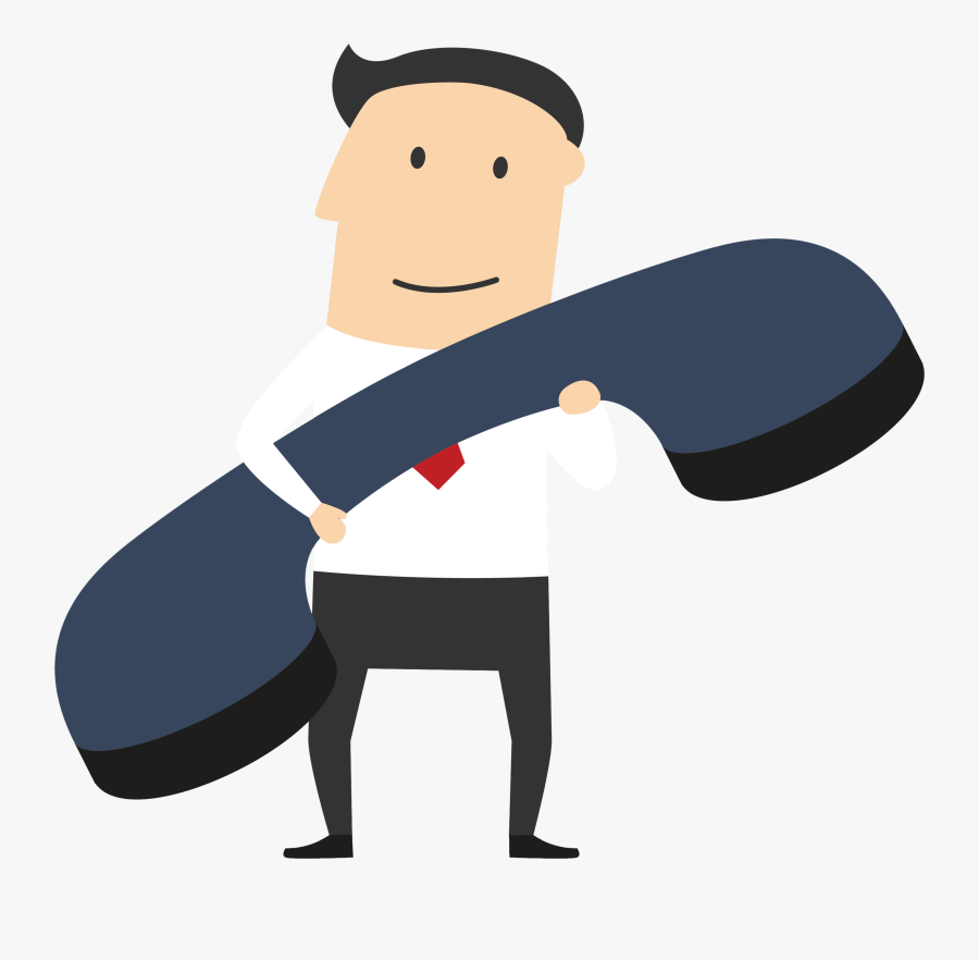 Clipart Phone Phone Call Cartoon Person On Phone Free Transparent Clipart Clipartkey