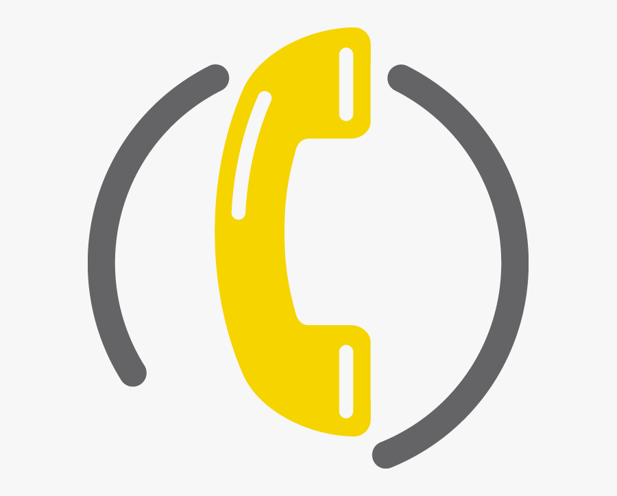 Transparent Plumber Clipart - Yellow Phone Logo Png, Transparent Clipart