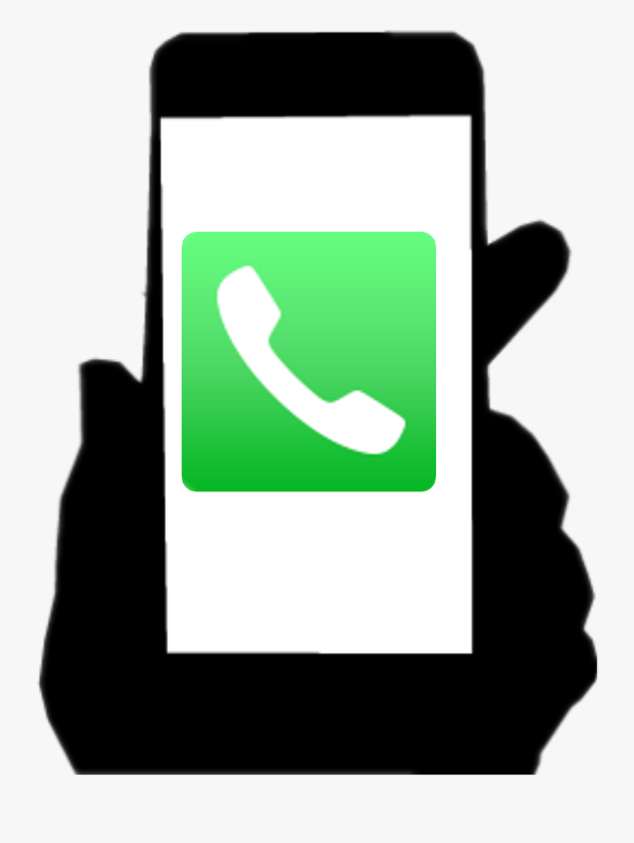 Call, Ringing, Answer, Hand, Silhouette, Clipart - Clip Art, Transparent Clipart