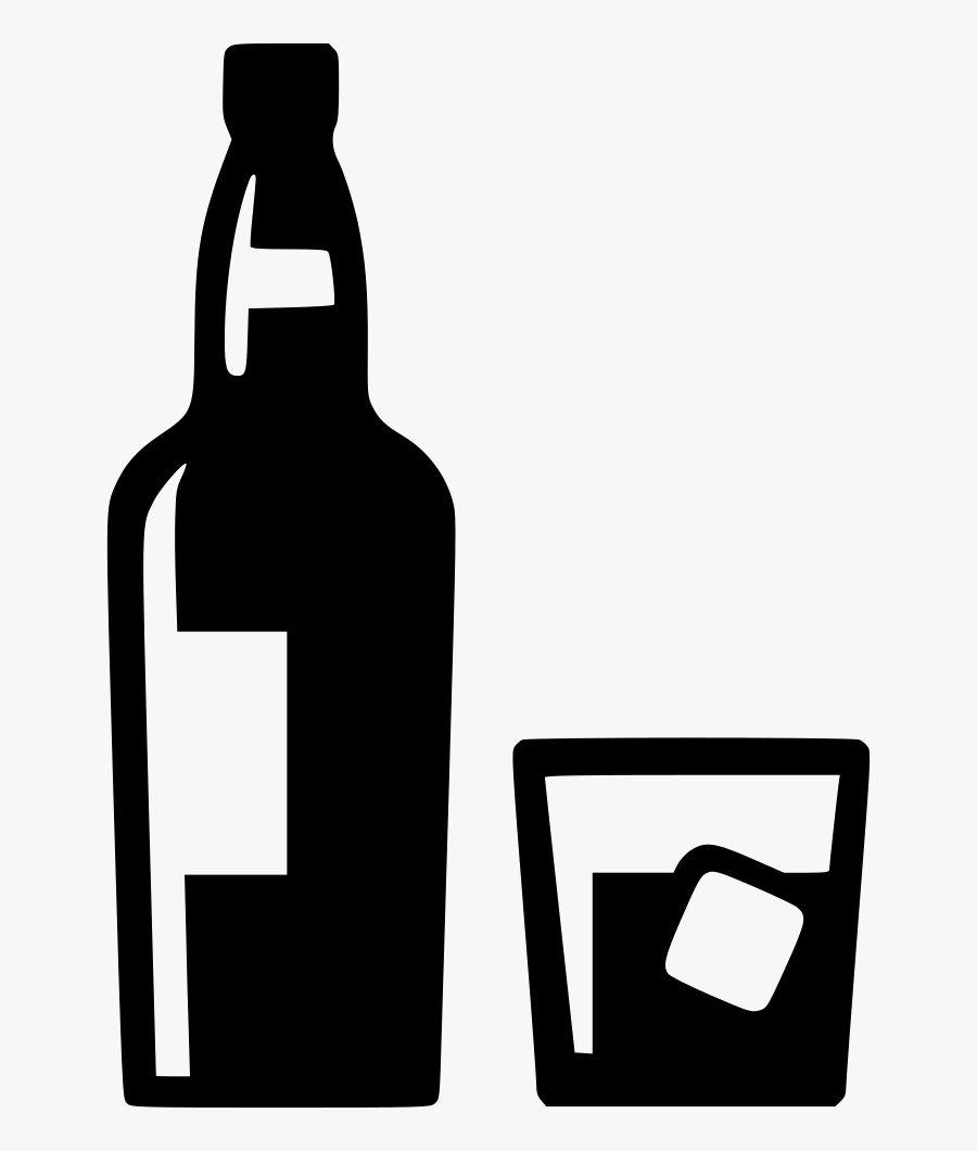 Bottle Silhouette At Getdrawings - Whisky Icon Png, Transparent Clipart