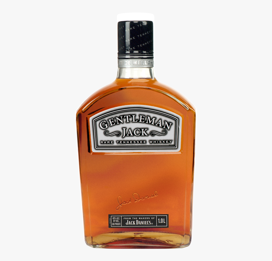 Jack Daniels Gentleman Jack 1,00 L - Jack Daniels Gentleman Jack 70cl, Transparent Clipart