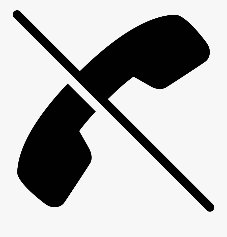 Transparent Telefone Clipart - Icon No Phone Free, Transparent Clipart