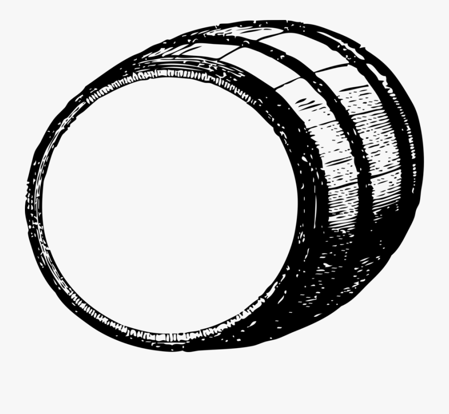 Wheel,tire,monochrome Photography - Barrel Head Clipart, Transparent Clipart