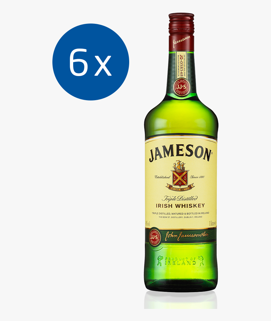Jameson Irish Whiskey Distilled Beverage Scotch Whisky - Jameson Irish Whiskey 1l, Transparent Clipart