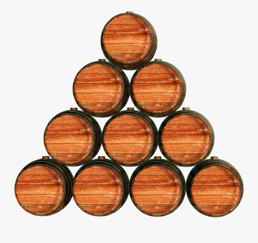 Barrel,wood,wood Stain - Barrel, Transparent Clipart