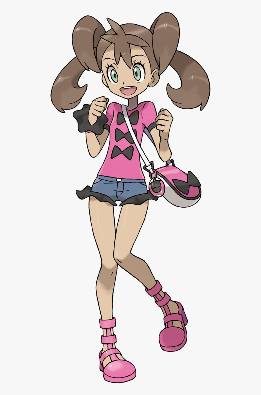 Official Pokemon Trainer Art - Pokemon Xy Girl Characters, Transparent Clipart
