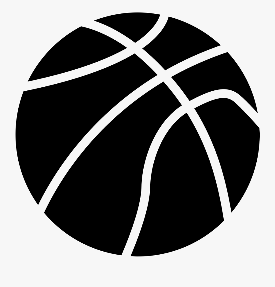 Silhouette Basketball Clipart, Transparent Clipart