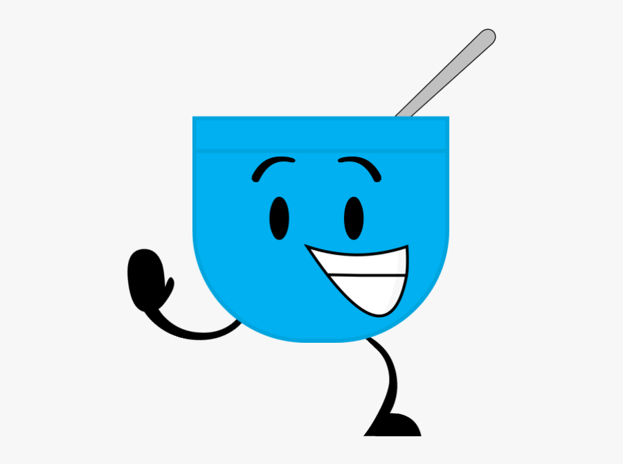 The Object Shows Community Wiki - Cartoon Blue Cereal Bowl, Transparent Clipart