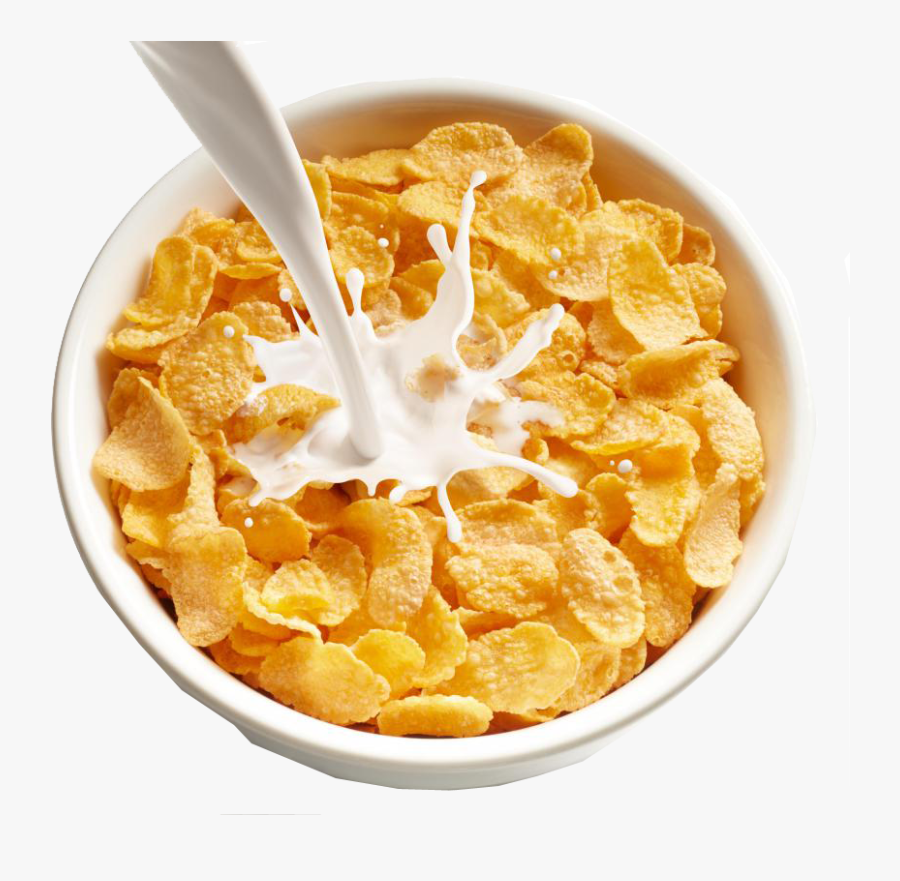 Bowl Of Cereal Png - Corn Flakes Png, Transparent Clipart
