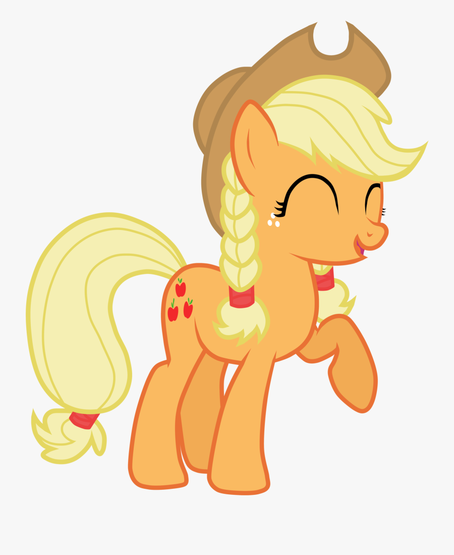 Transparent Braid Clipart - My Little Pony Apple Jack, Transparent Clipart