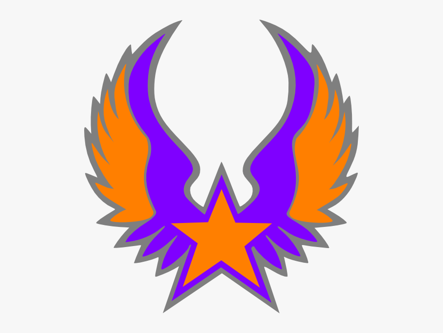 Blue And Orange Star, Transparent Clipart