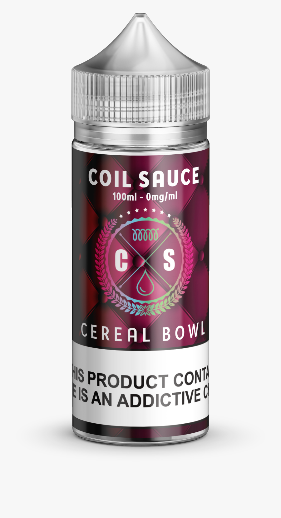 Clip Art Coil Bowl Ml Art - 2bacco Red Ejuice 100ml, Transparent Clipart