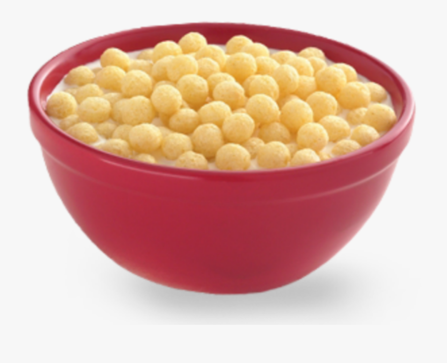 #cereal #colorful #bowl #red #breakfast - Bowl Of Cereal Png, Transparent Clipart