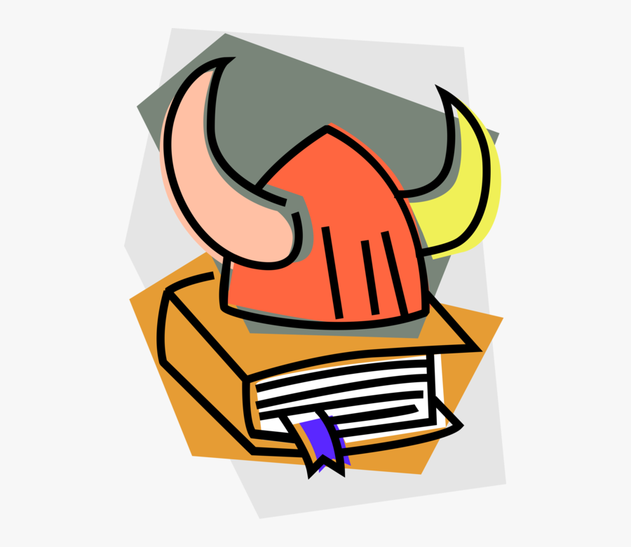 Vector Illustration Of Viking Norseman Helmet With, Transparent Clipart