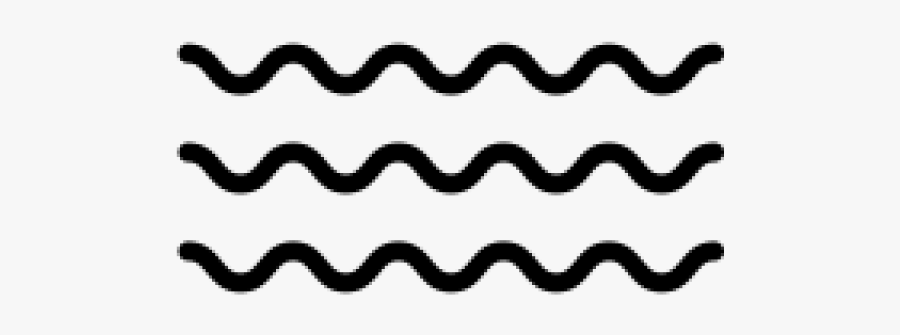 Wavy Lines - Symmetry, Transparent Clipart