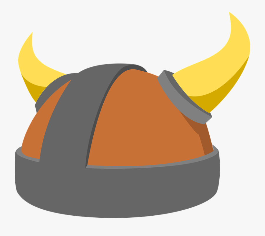 Transparent Vikings Helmet Png - Casco Vikingo Dibujo Png, Transparent Clipart