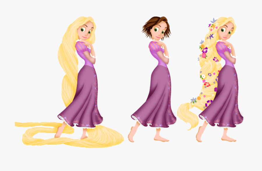 Hair Transparent Rapunzel - Rapunzel Hair, Transparent Clipart