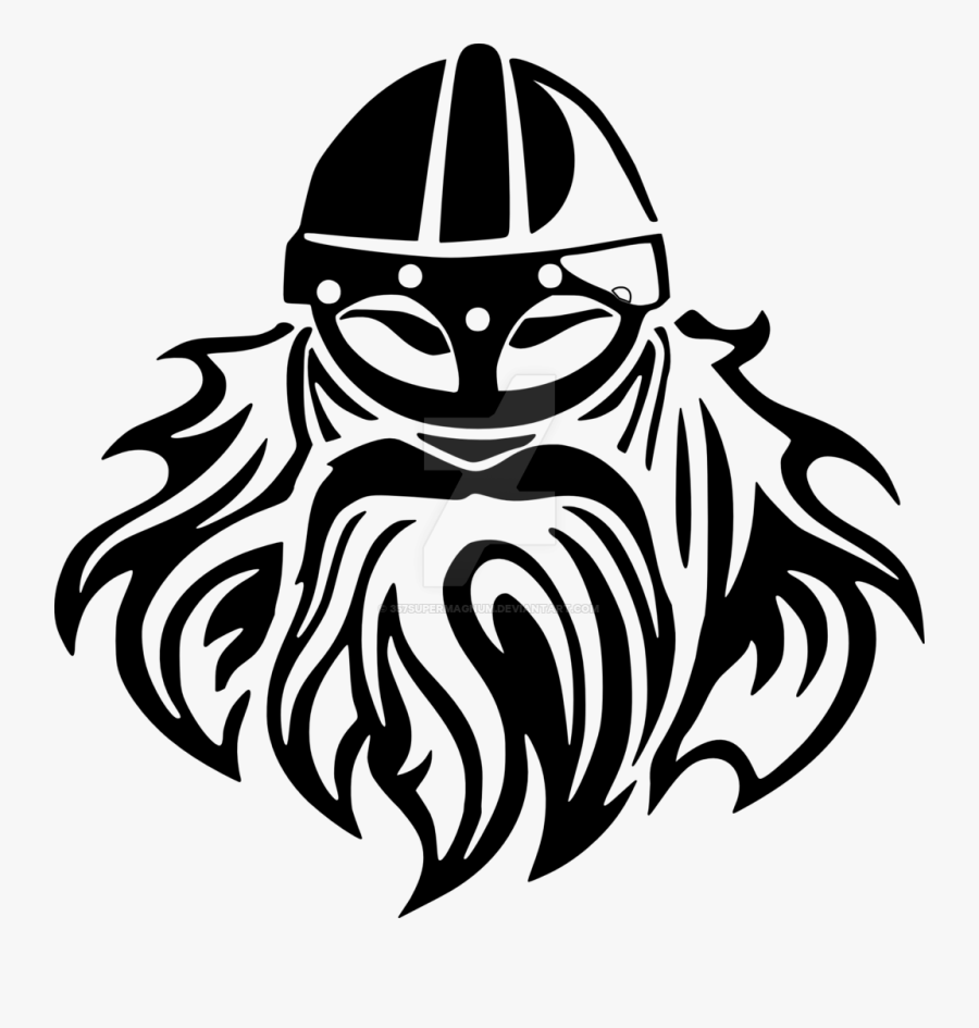 Vikings Drawing Helmet Huge Freebie Download For Powerpoint - Vikings Drawing Transparent, Transparent Clipart