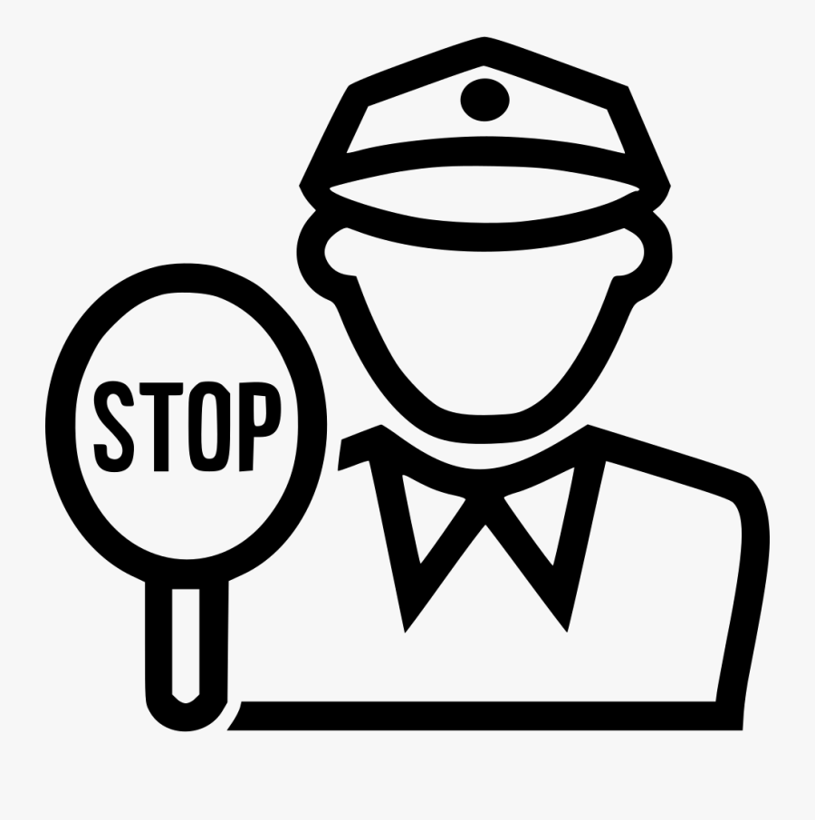 Svg Png Icon Free - Traffic Police Icon Png, Transparent Clipart